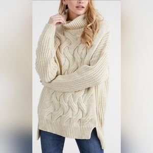 Cable sweater